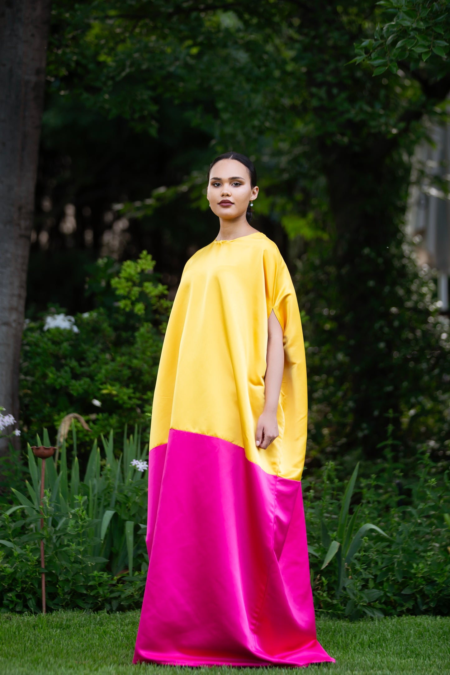 Bubu Duchess Mustard Yellow & Pink