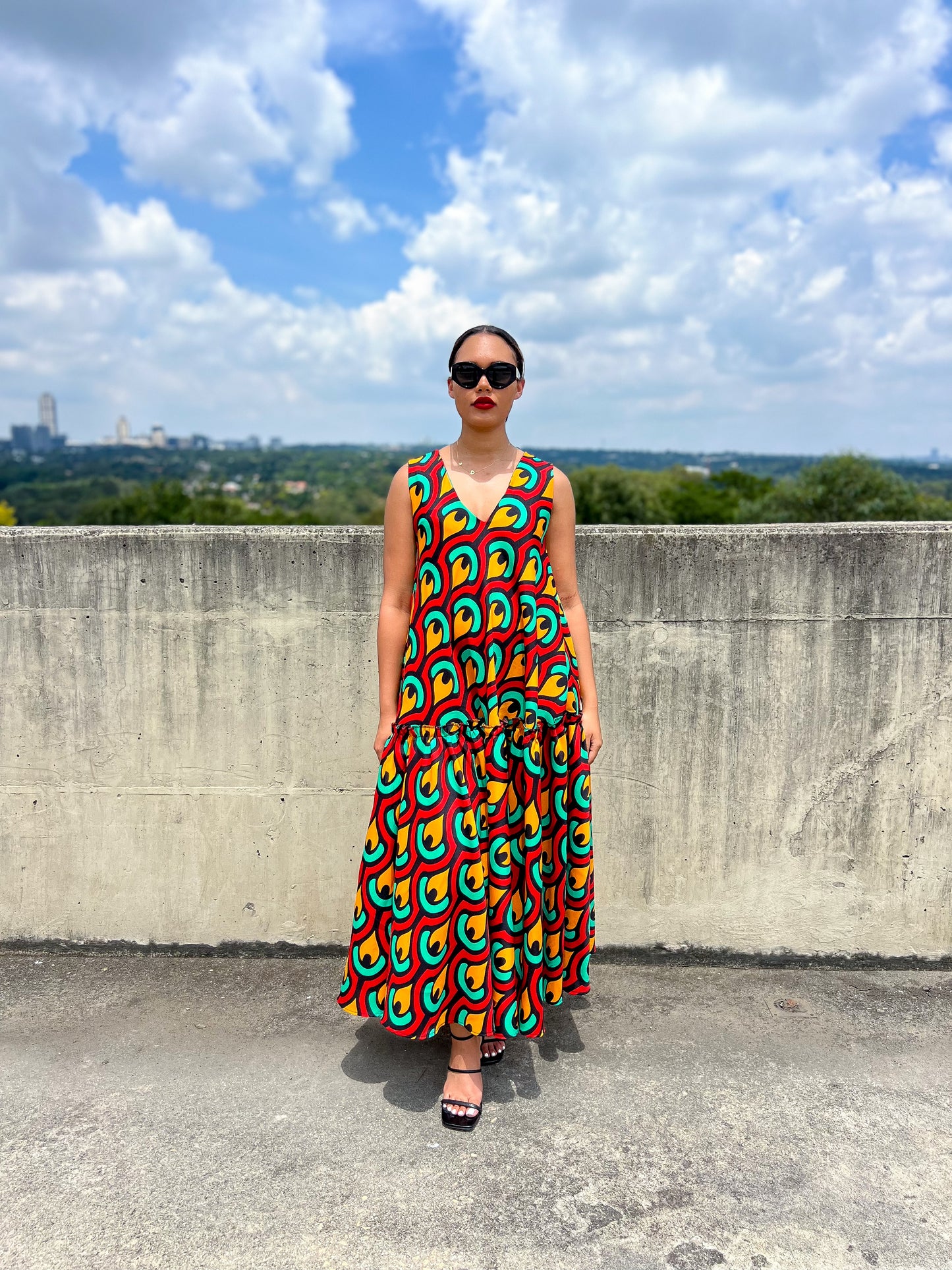 Peacock Boho Midi