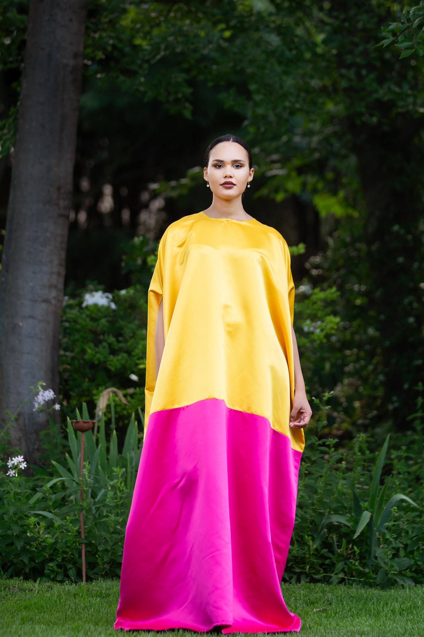 Bubu Duchess Mustard Yellow & Pink