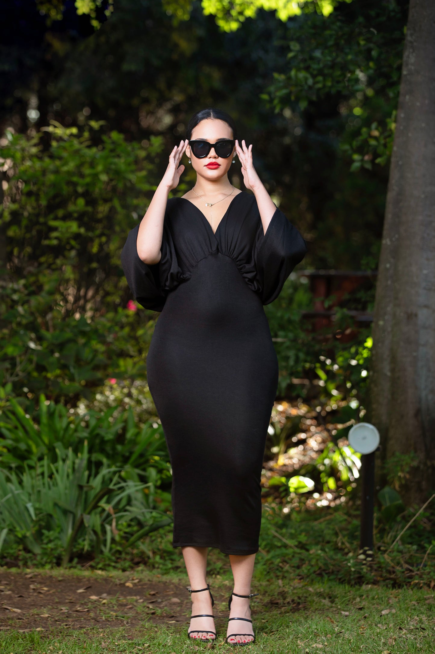 Batwing Body Con
