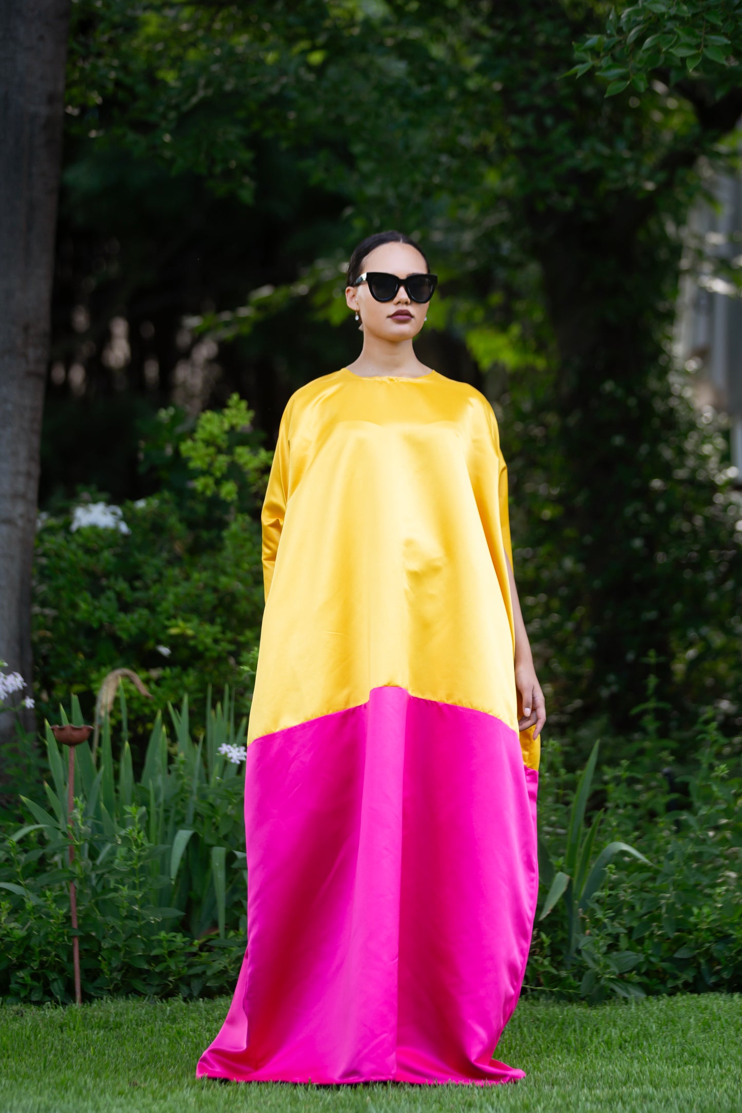 Bubu Duchess Mustard Yellow & Pink