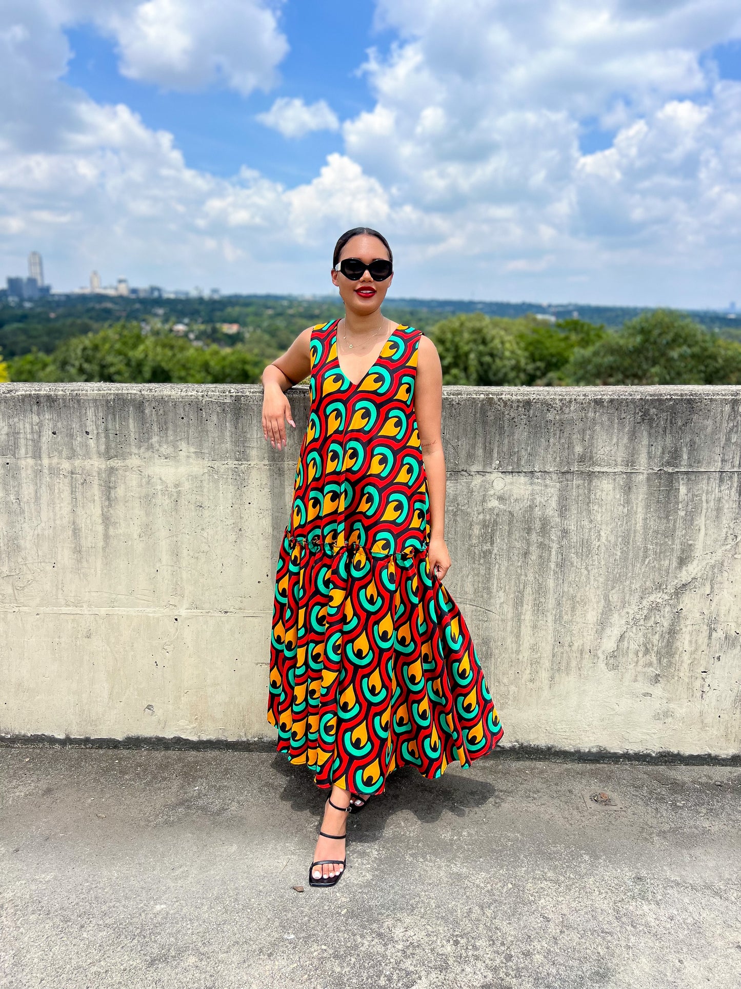 Peacock Boho Midi