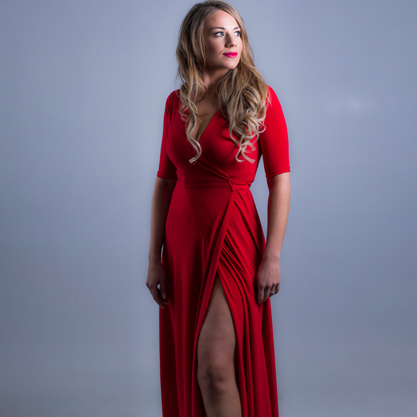 Wrap Dress Red