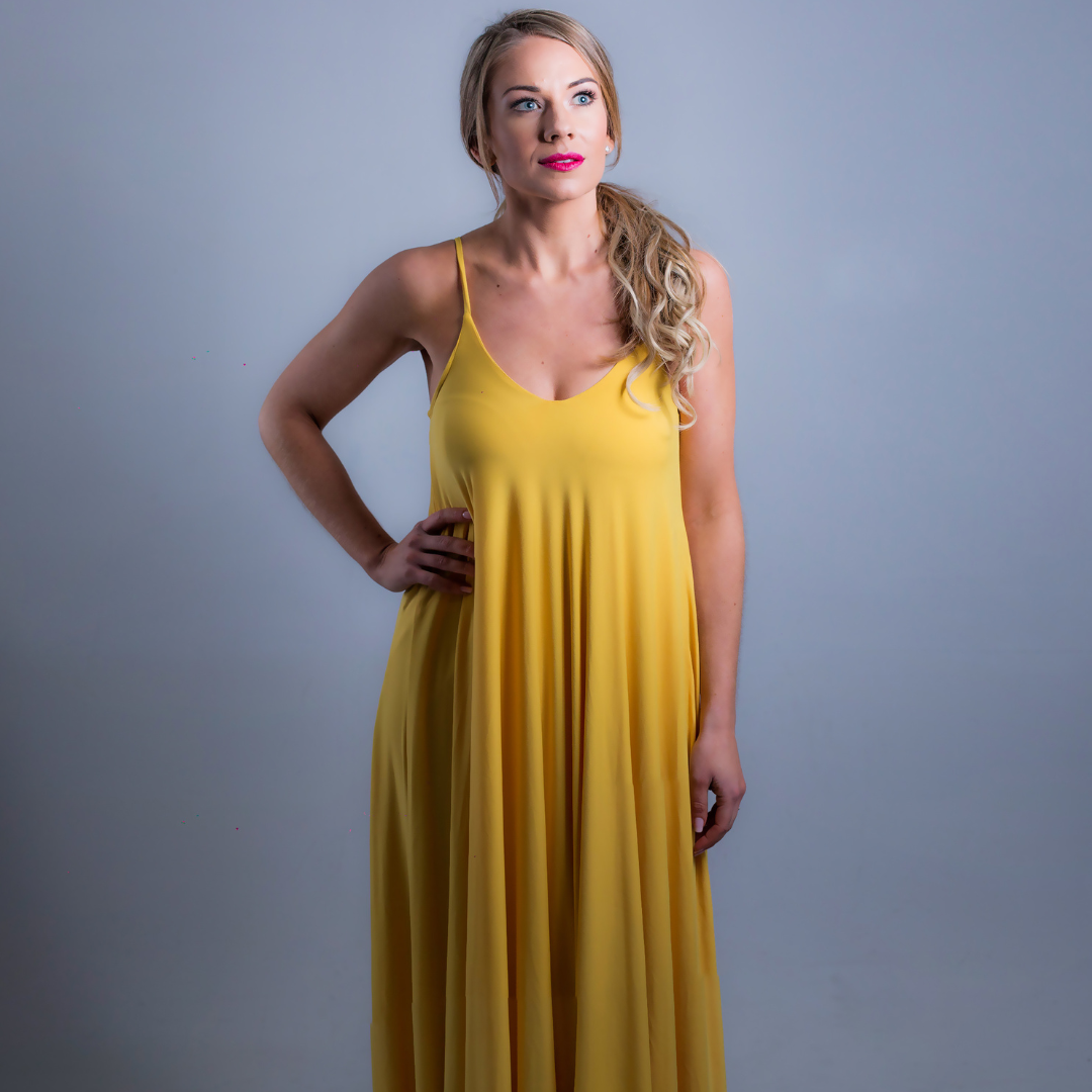 Slip Dress Yellow