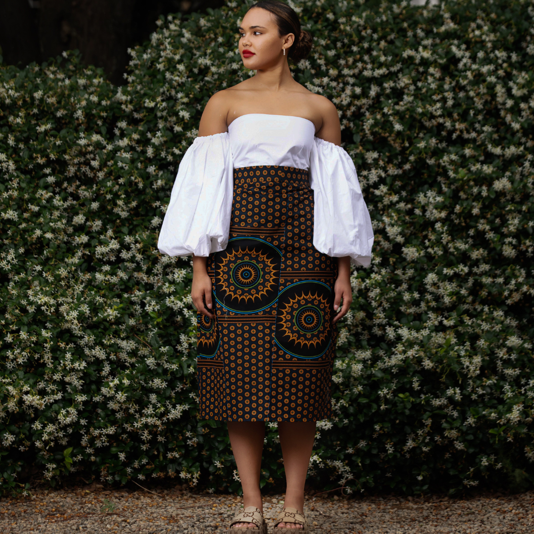 3 Cats Pencil Skirt