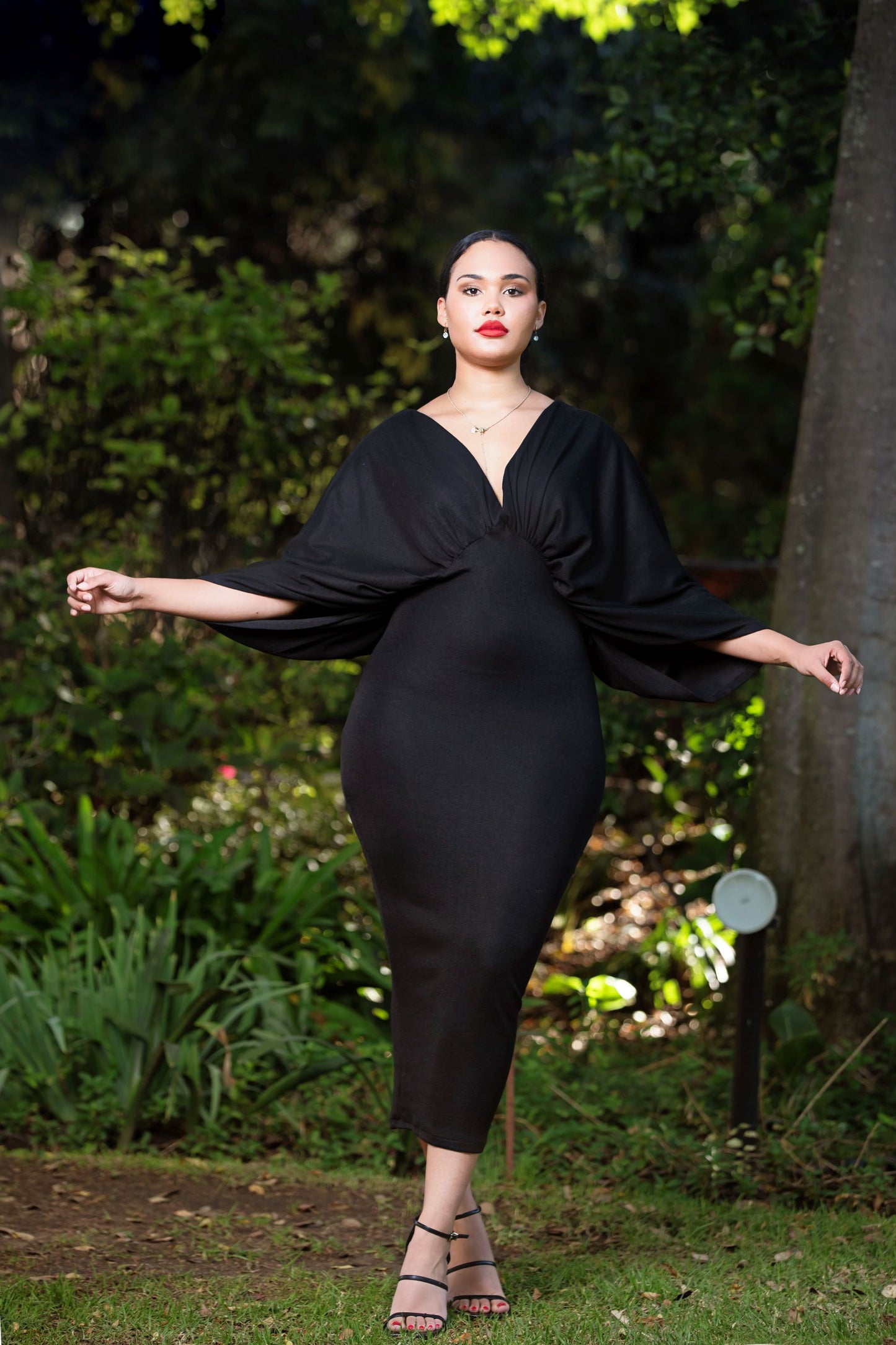 Batwing Body Con