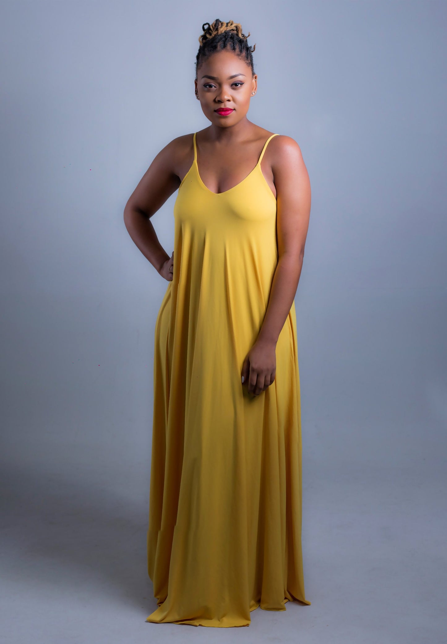 Slip Dress Yellow