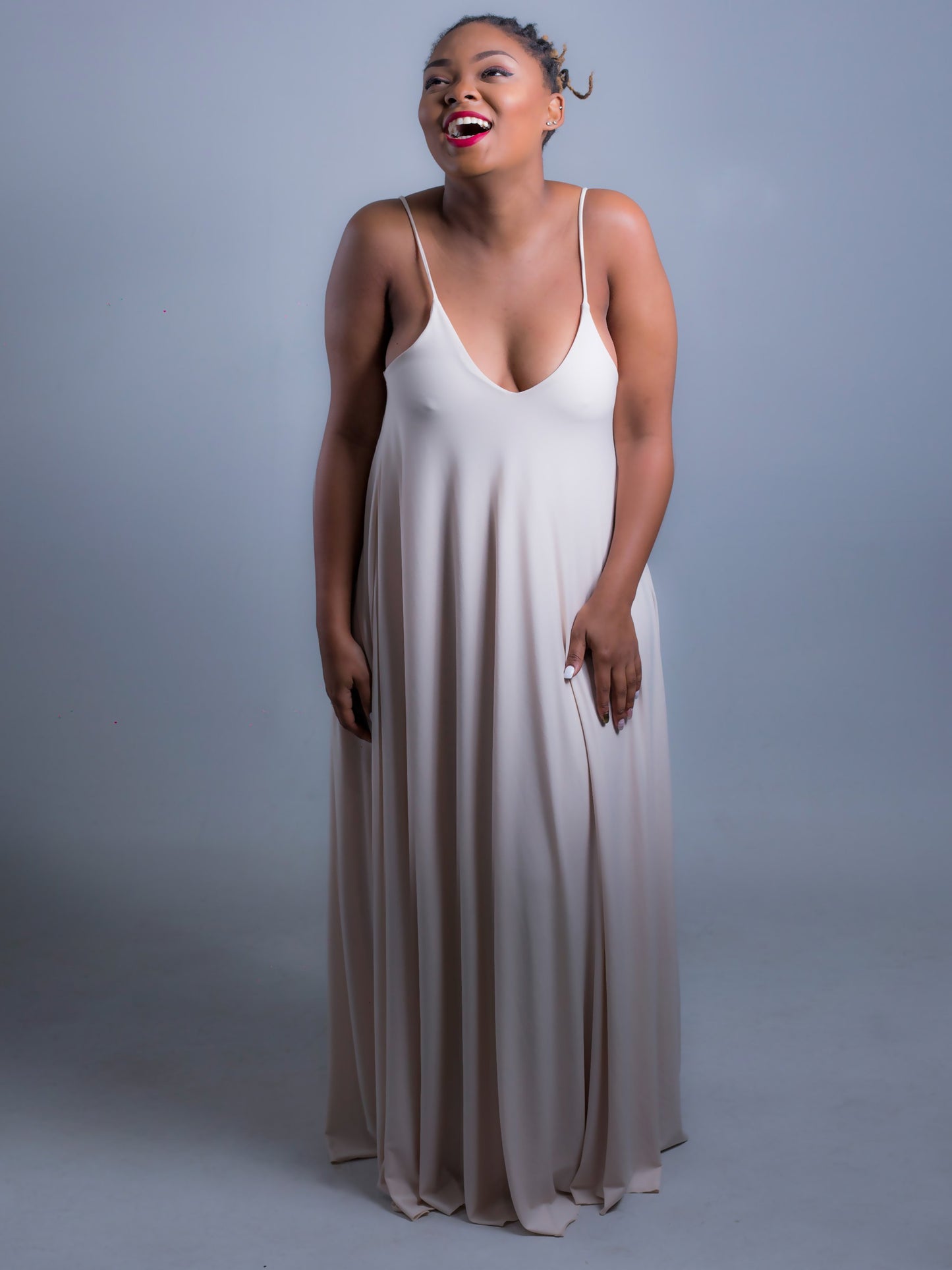 Slip Dress Nude
