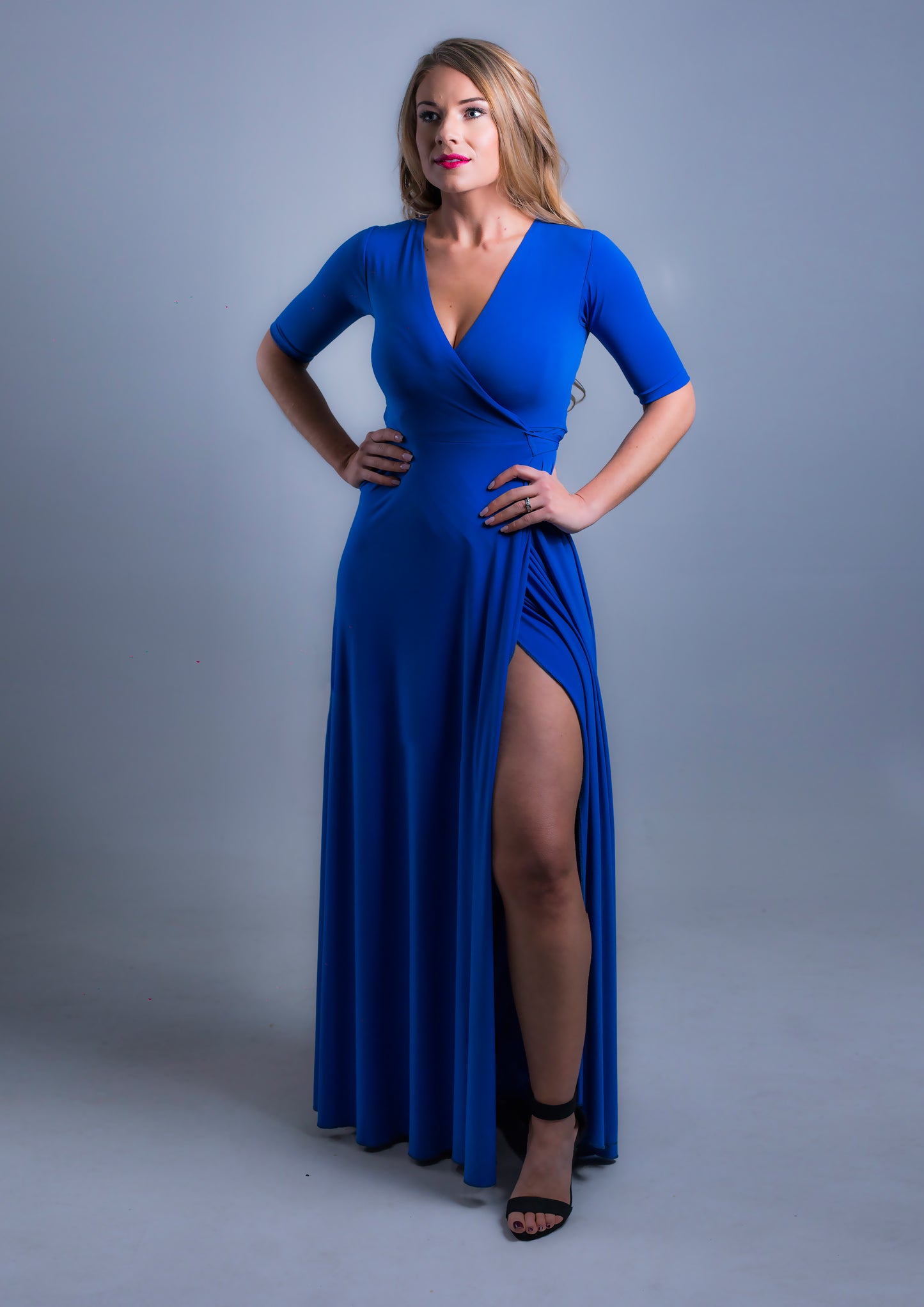 Wrap Dress Ink Blue