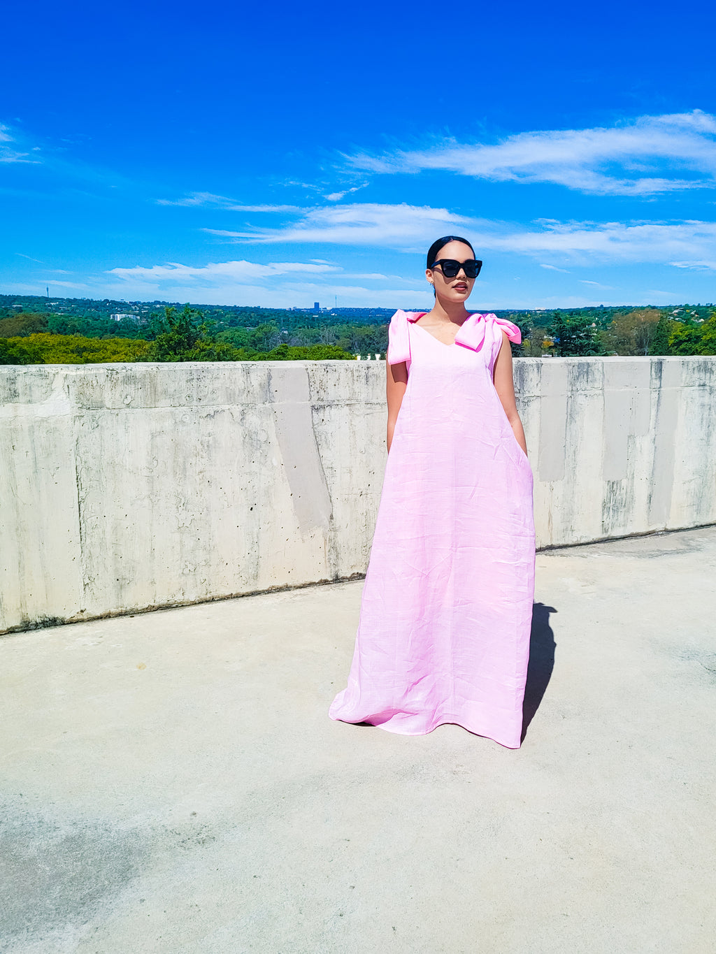 Nikita Linen Pastel Pink (Pure Linen)