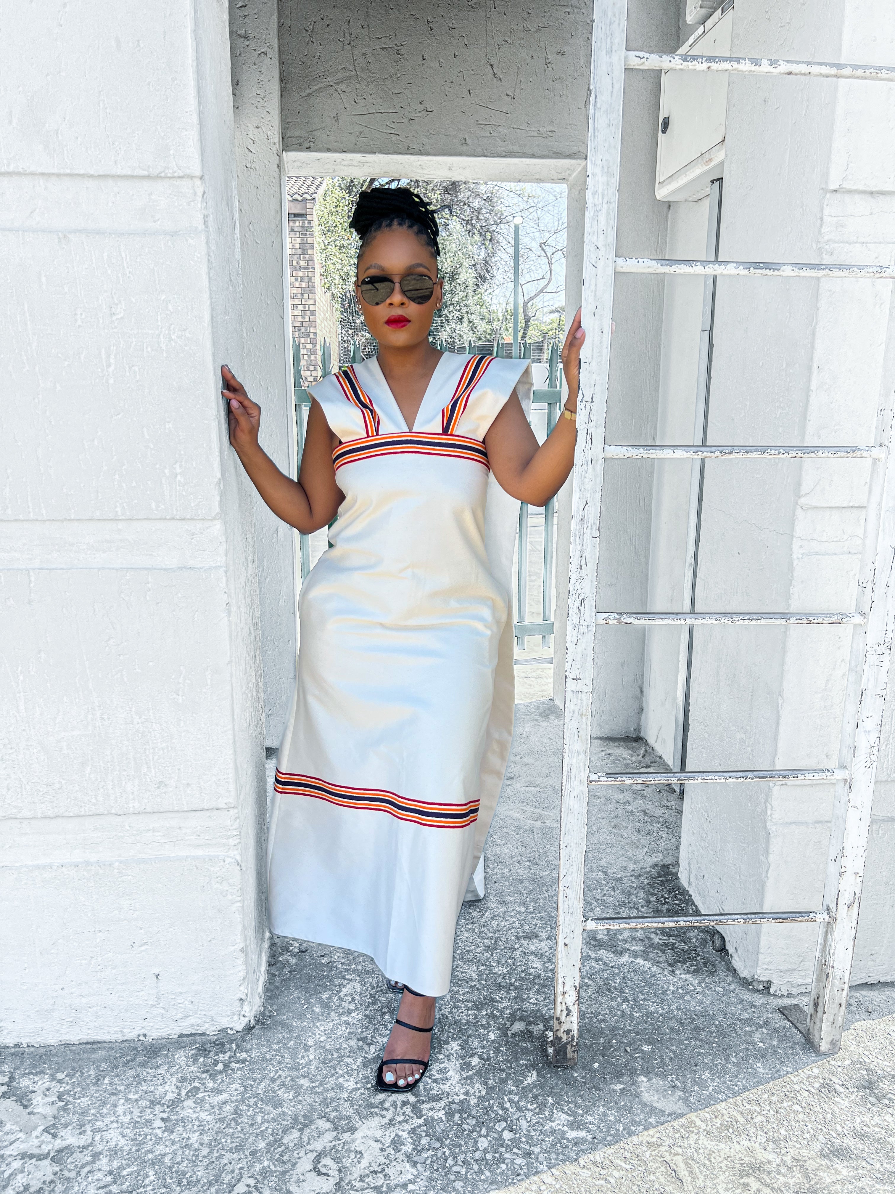 Umbaco Empress Tie Midi Ivory