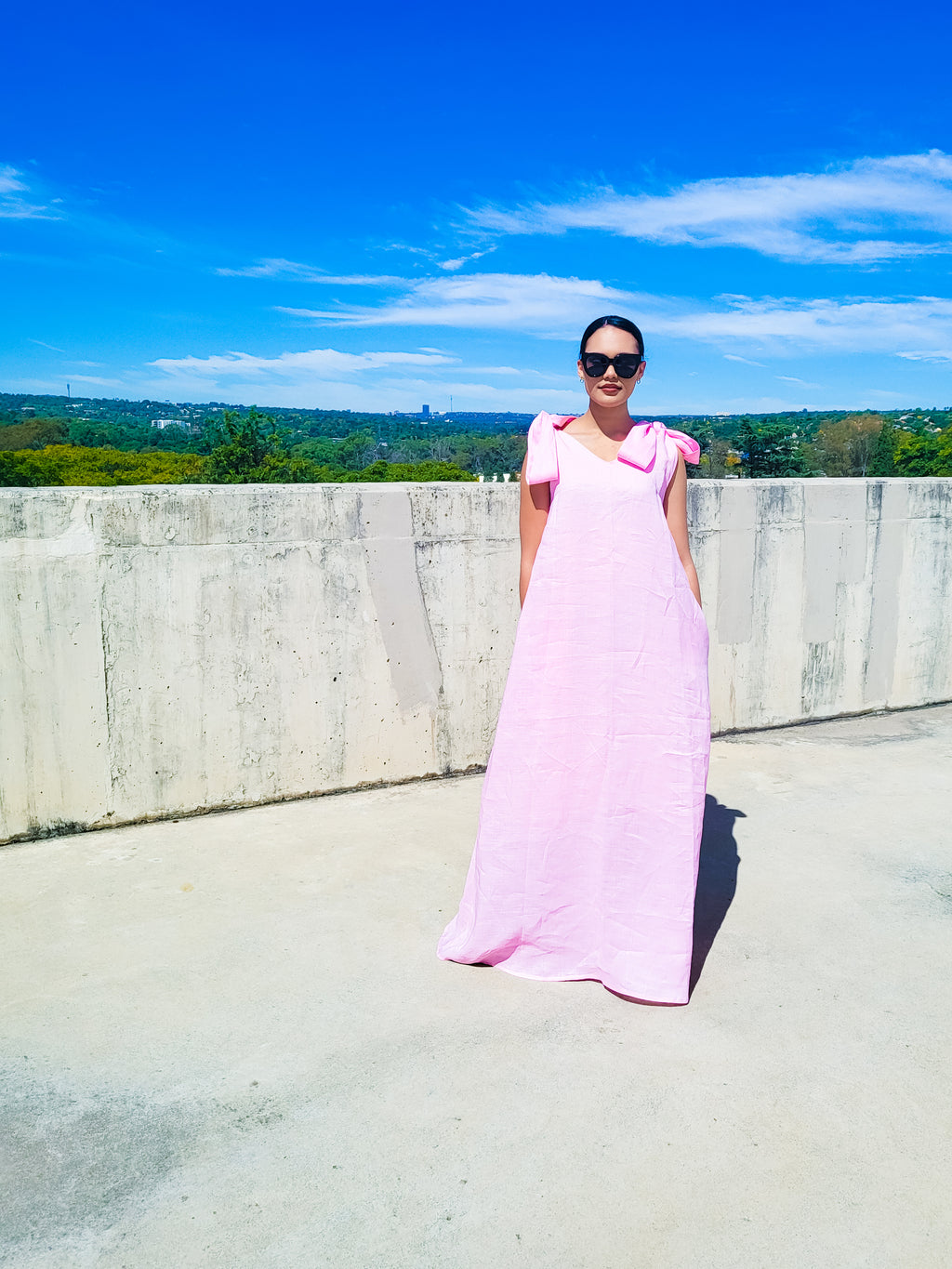 Nikita Linen Pastel Pink (Pure Linen)