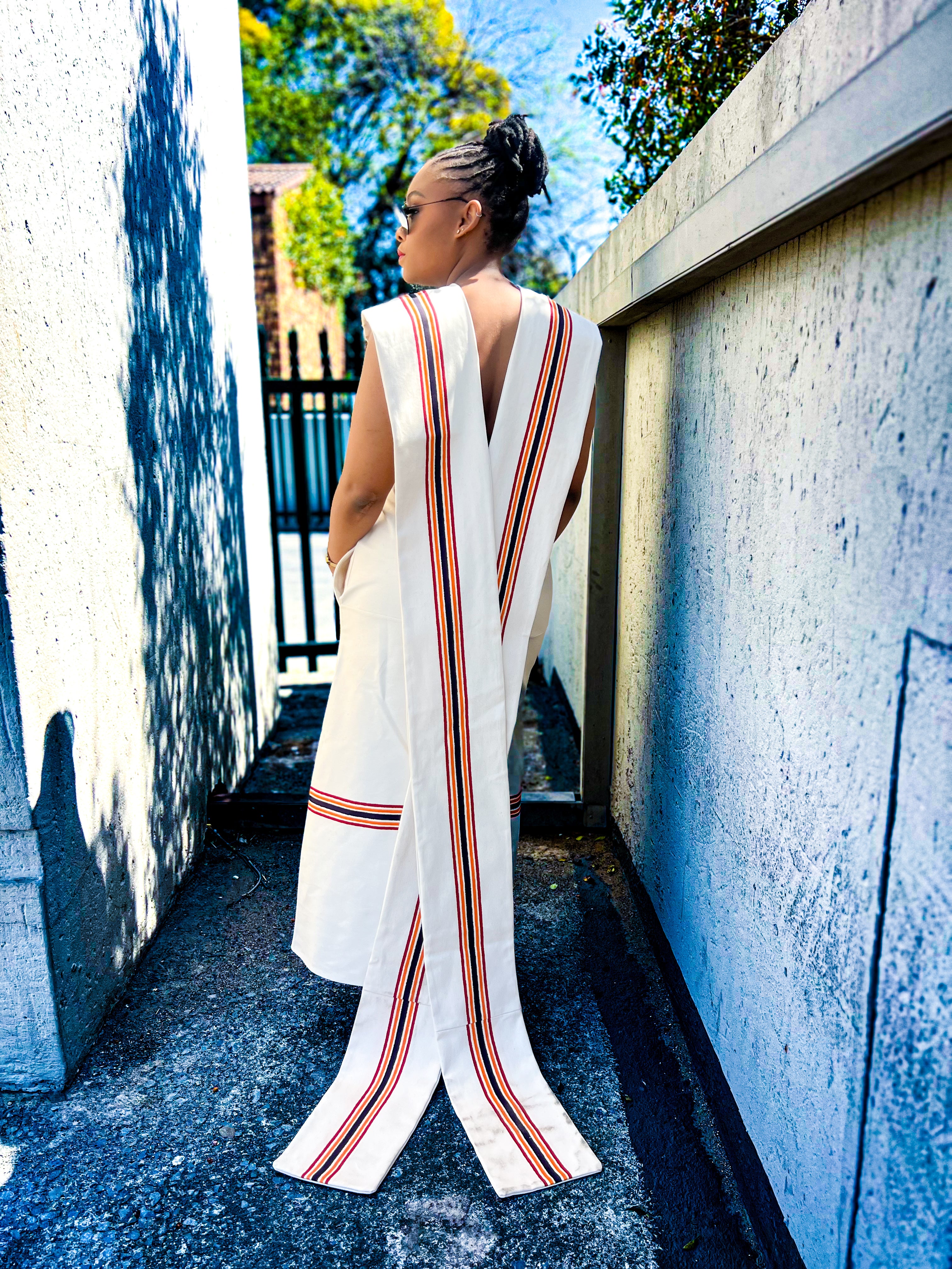 Umbaco Empress Tie Midi Ivory