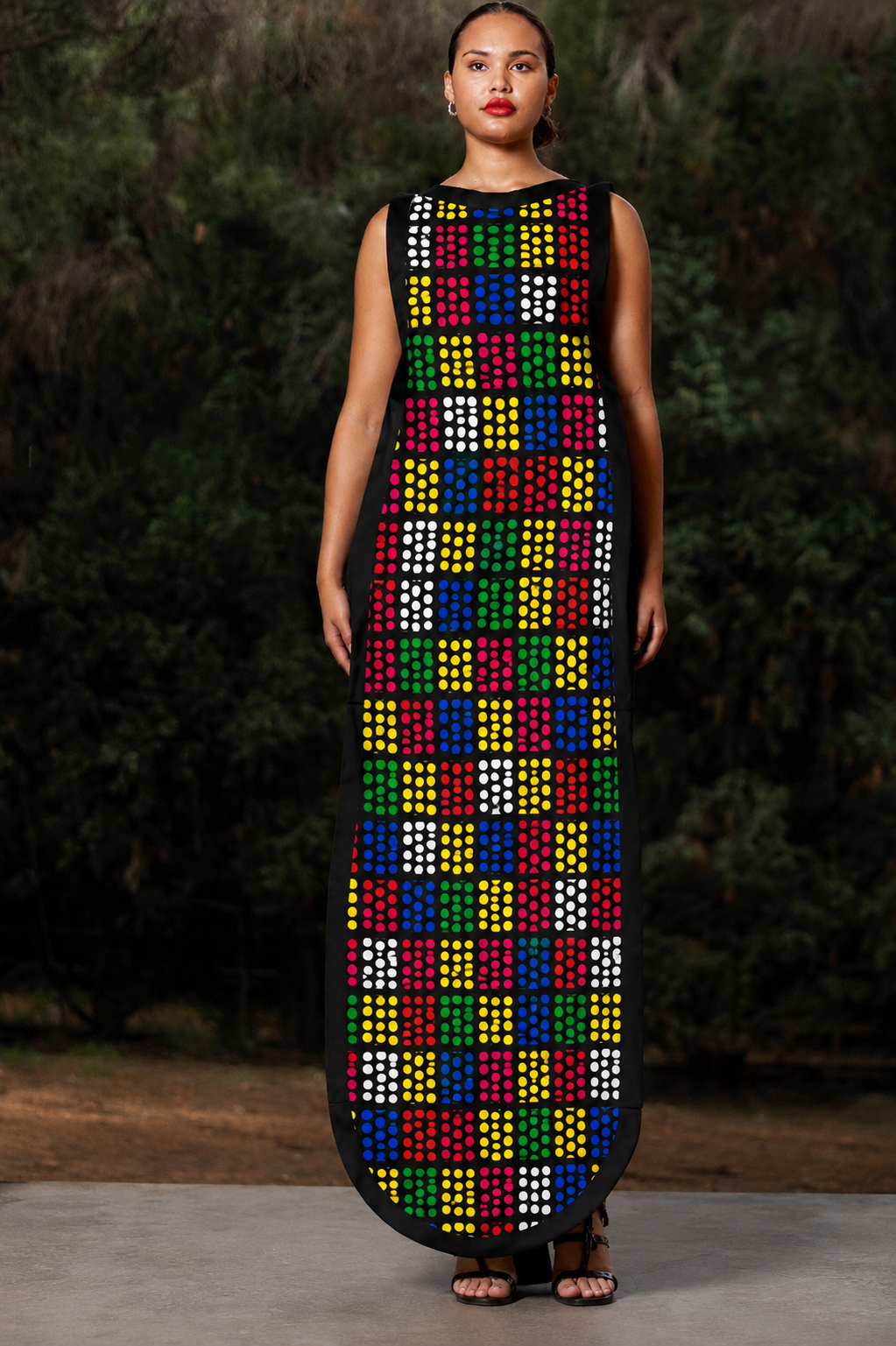 Geo Print  Pinafore