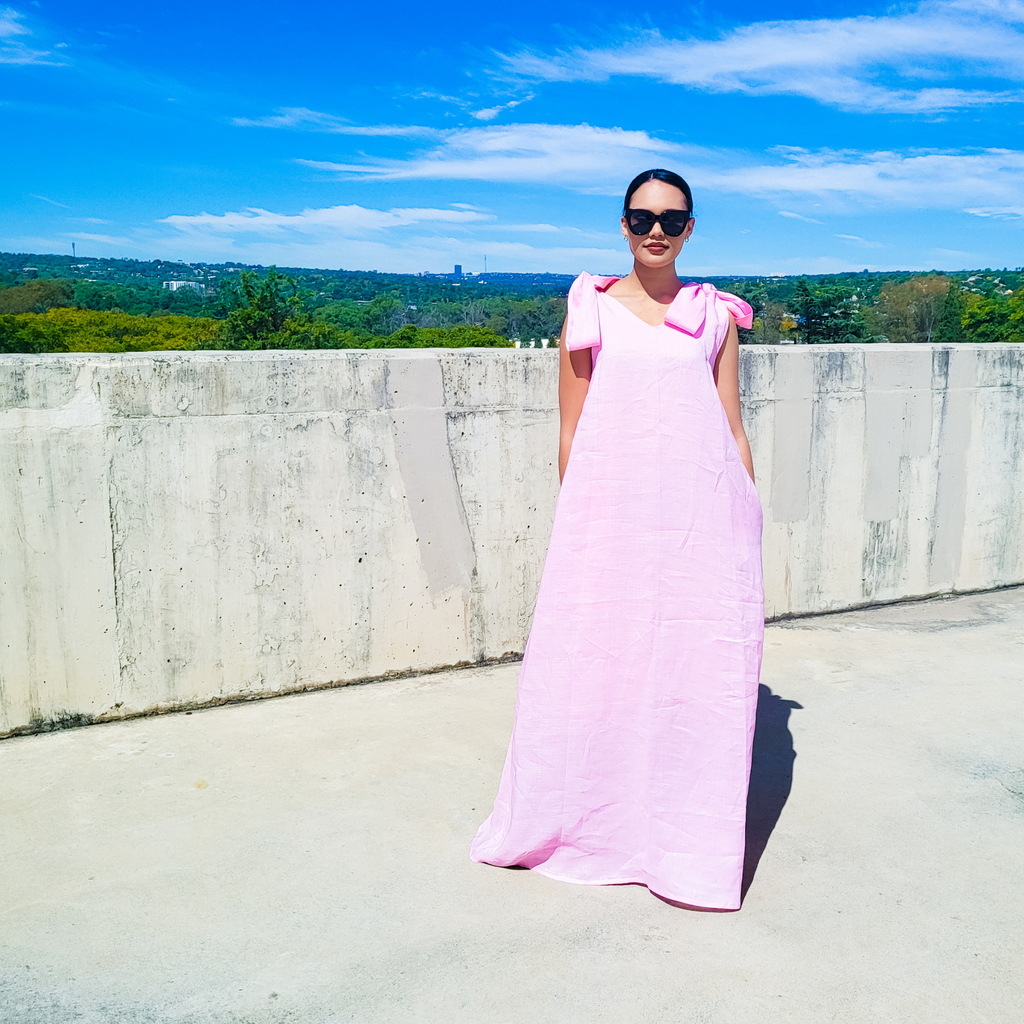 Nikita Linen Pastel Pink (Pure Linen)