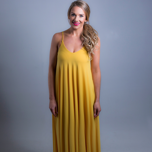 Slip Dress Yellow