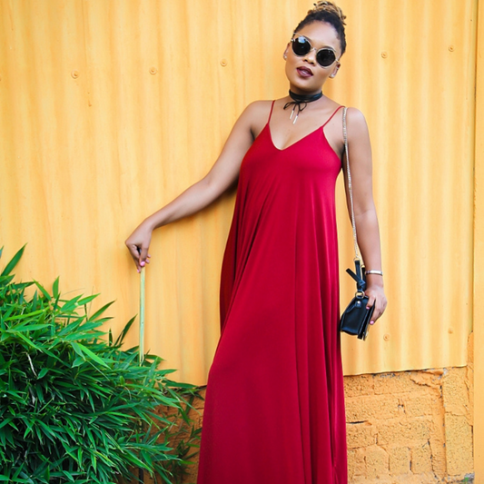 Slip Dress Burgundy