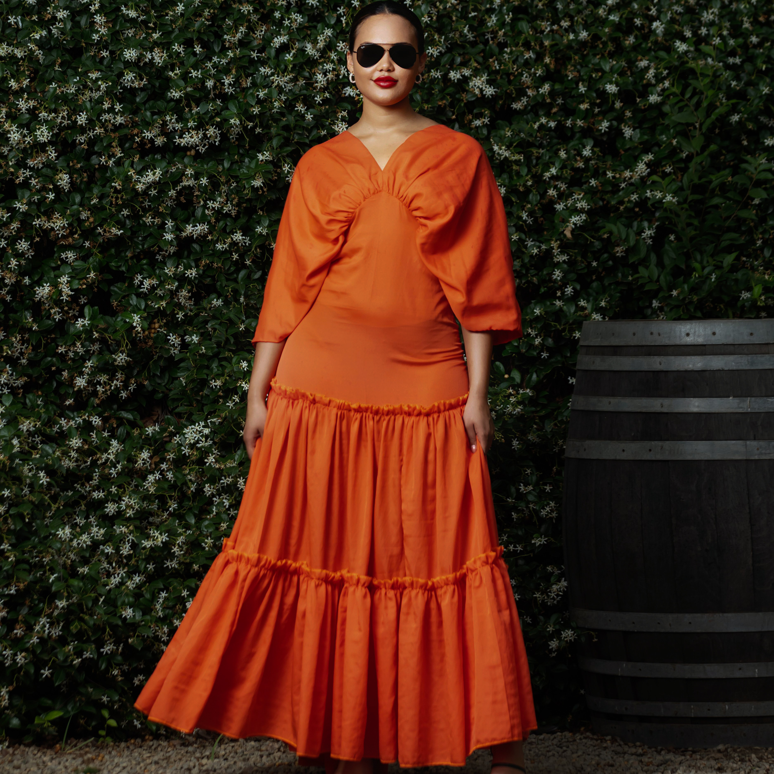 Orange Bloom Maxi
