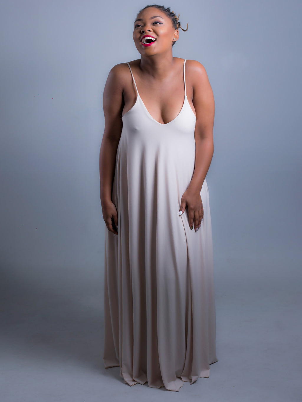 Slip Dress Nude