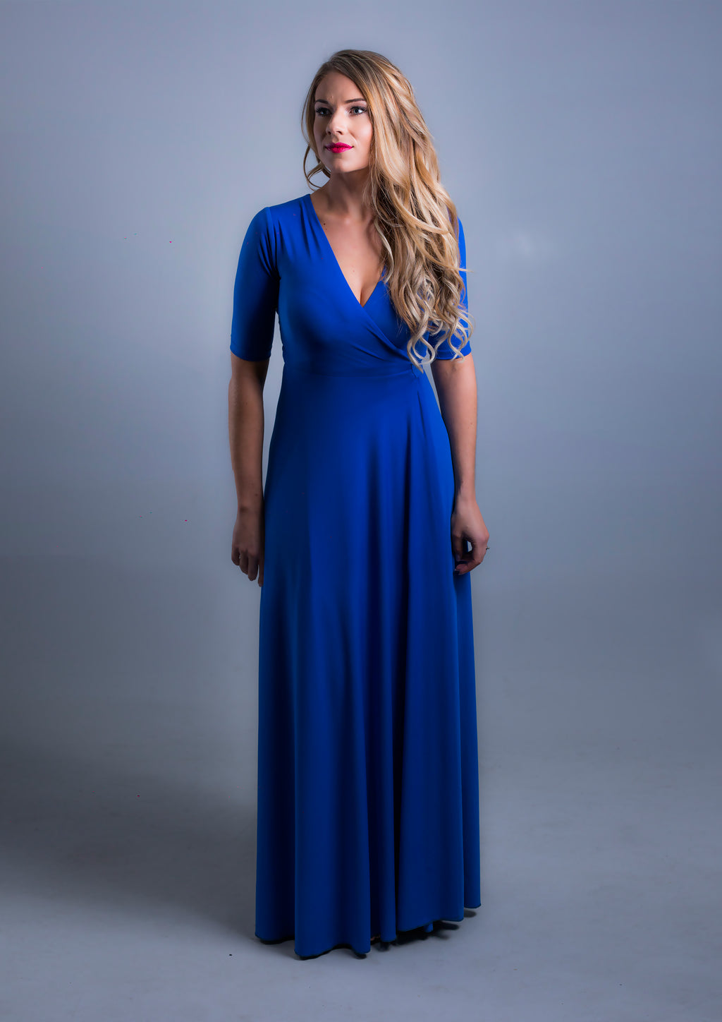Wrap Dress Ink Blue