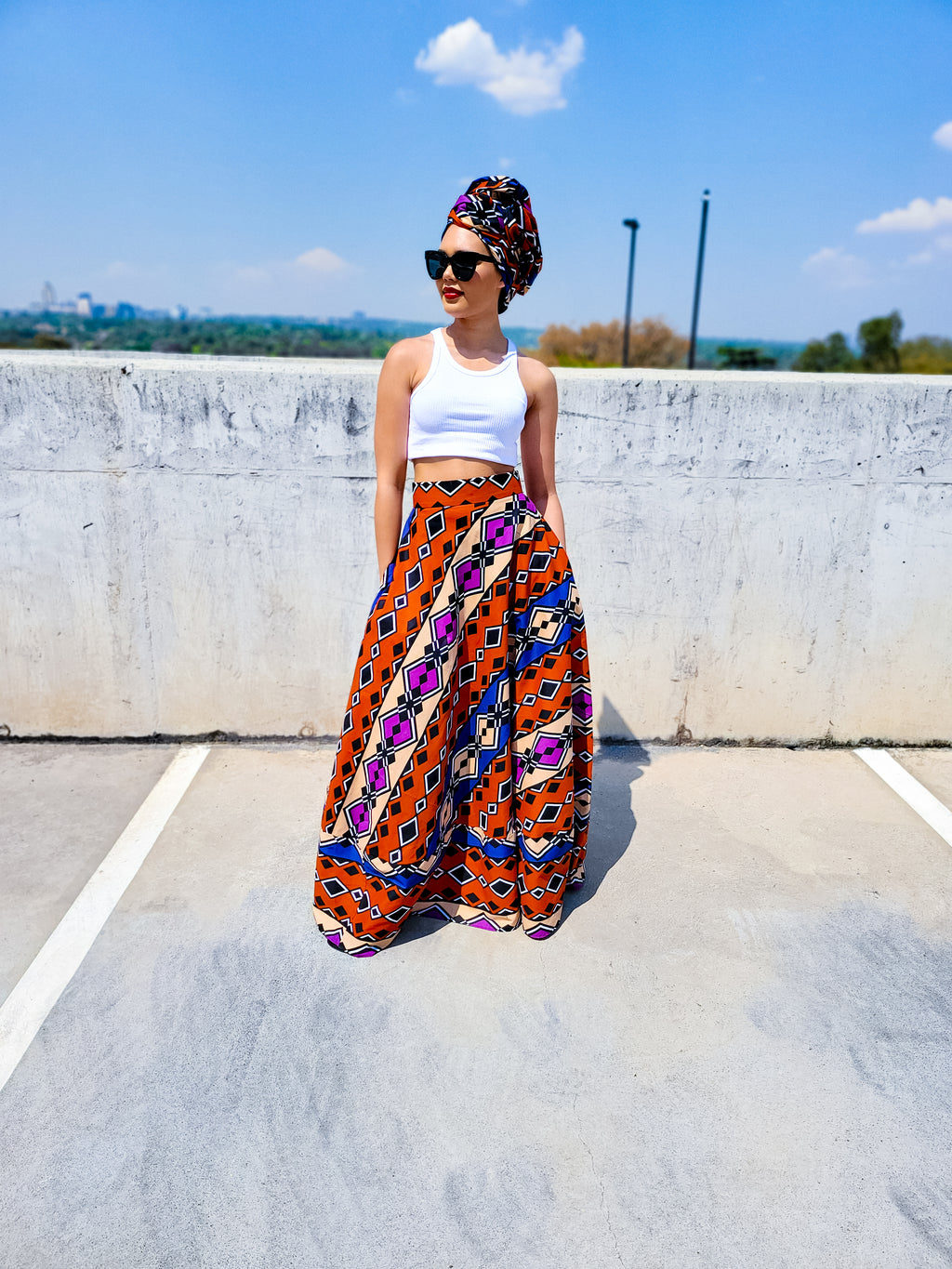 Zaire Maxi Skirt ( Incl Headwrap)