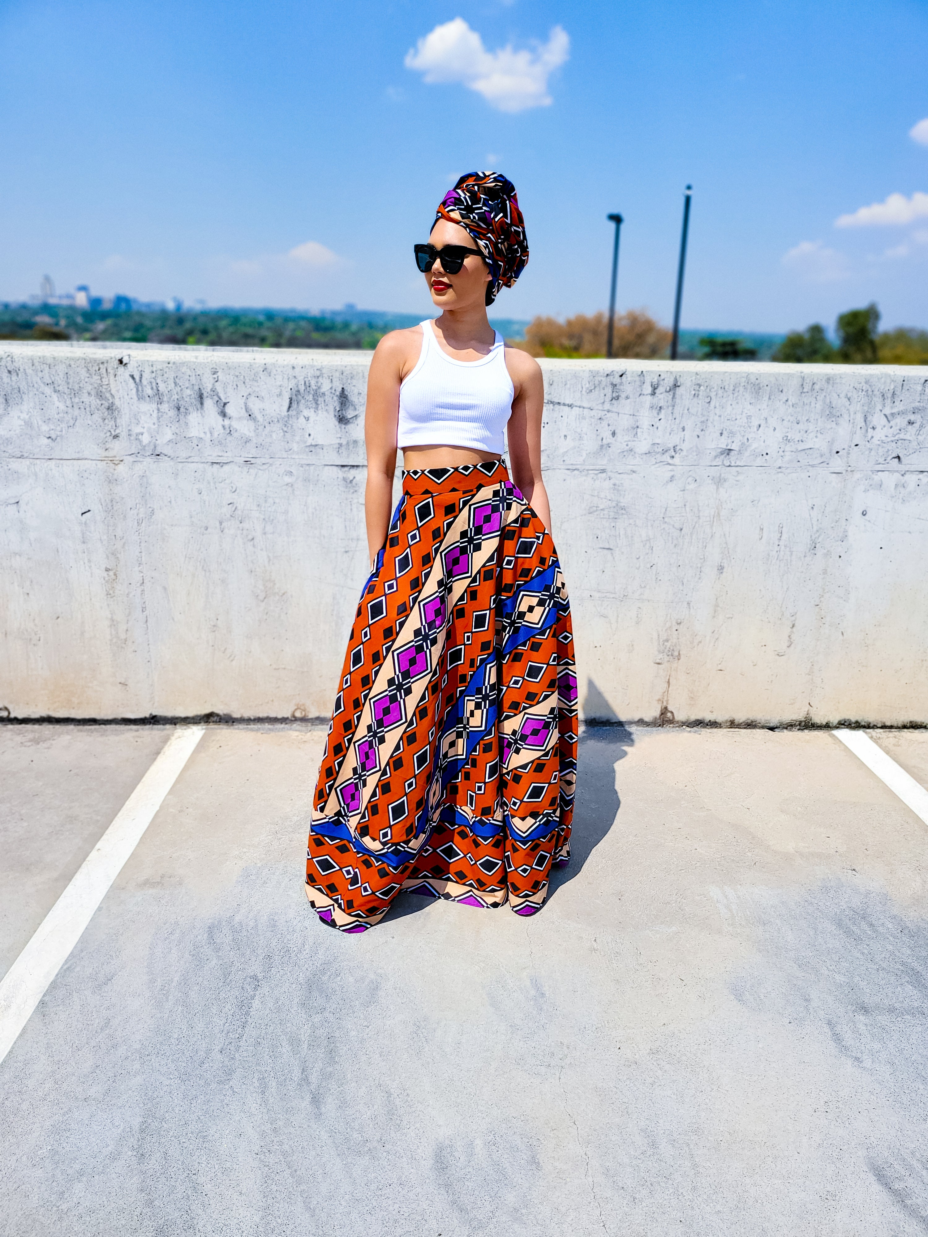 Zaire Maxi Skirt ( Incl Headwrap)