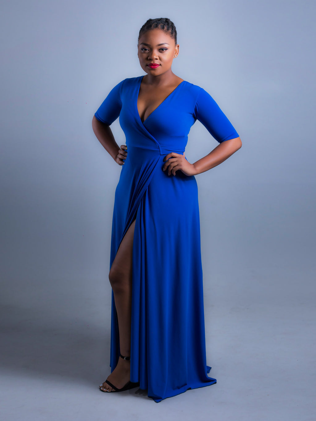 Wrap Dress Ink Blue
