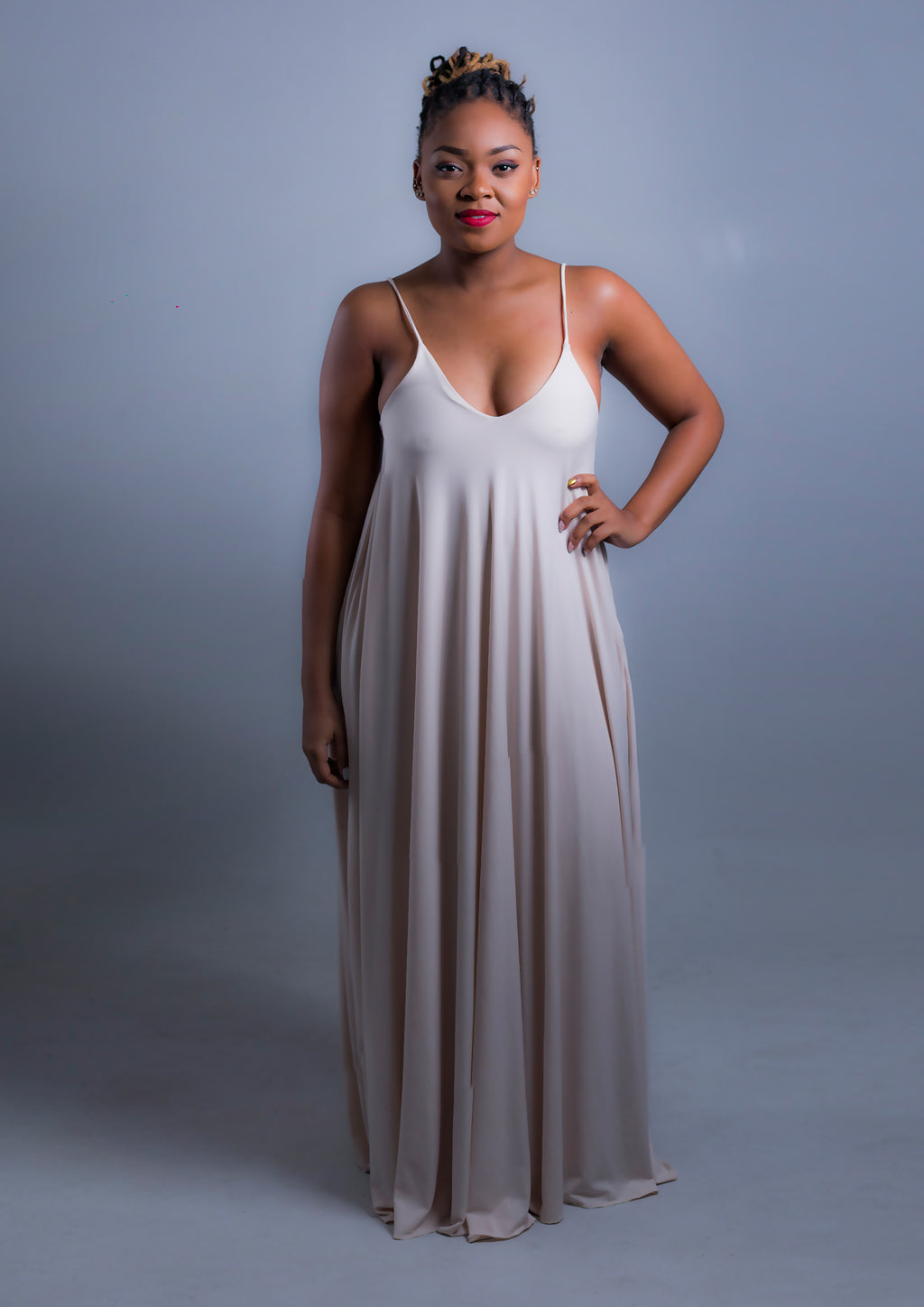 Slip Dress Nude