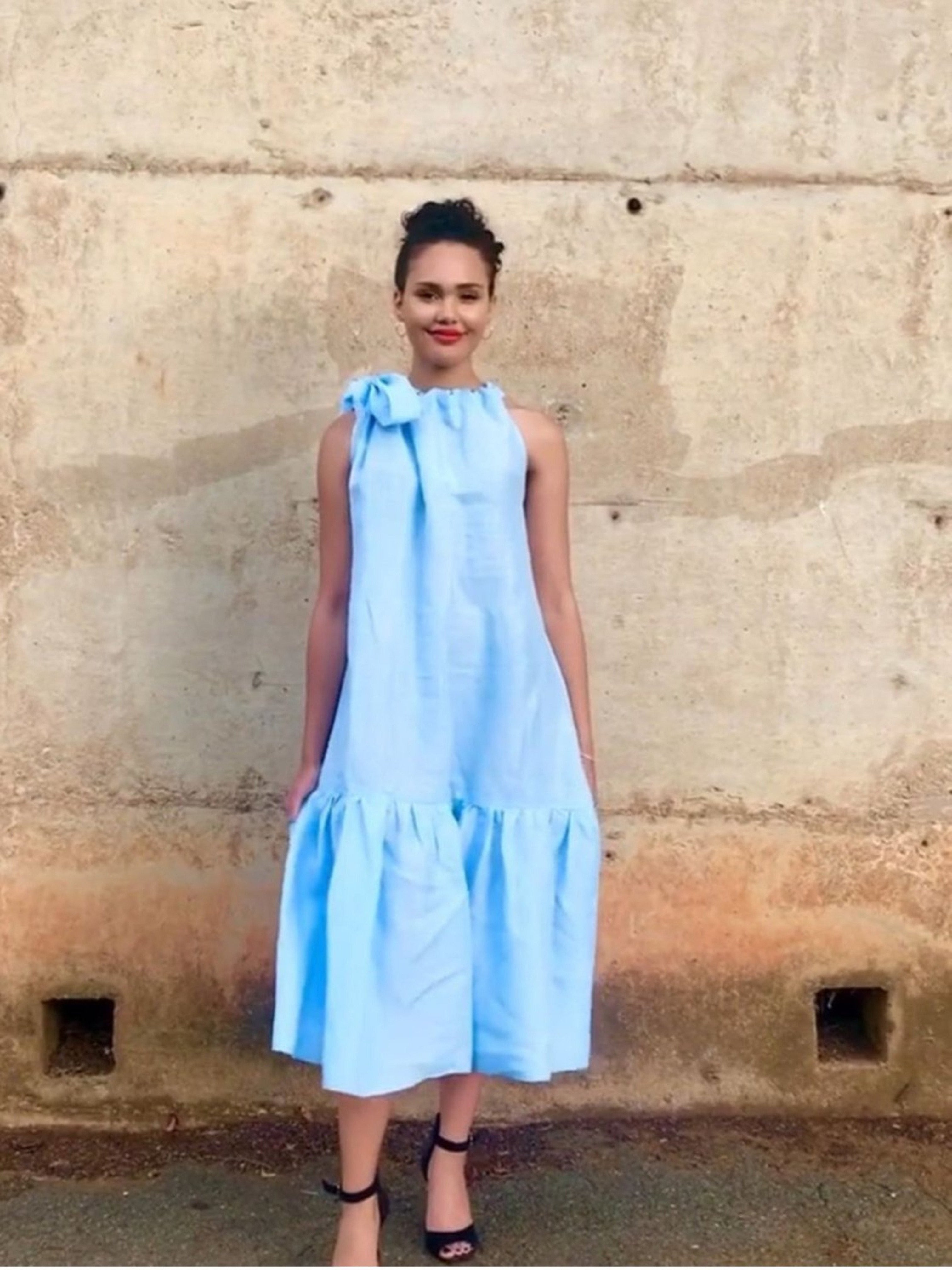 Boho Linen Bow Tie (Pure Linen)