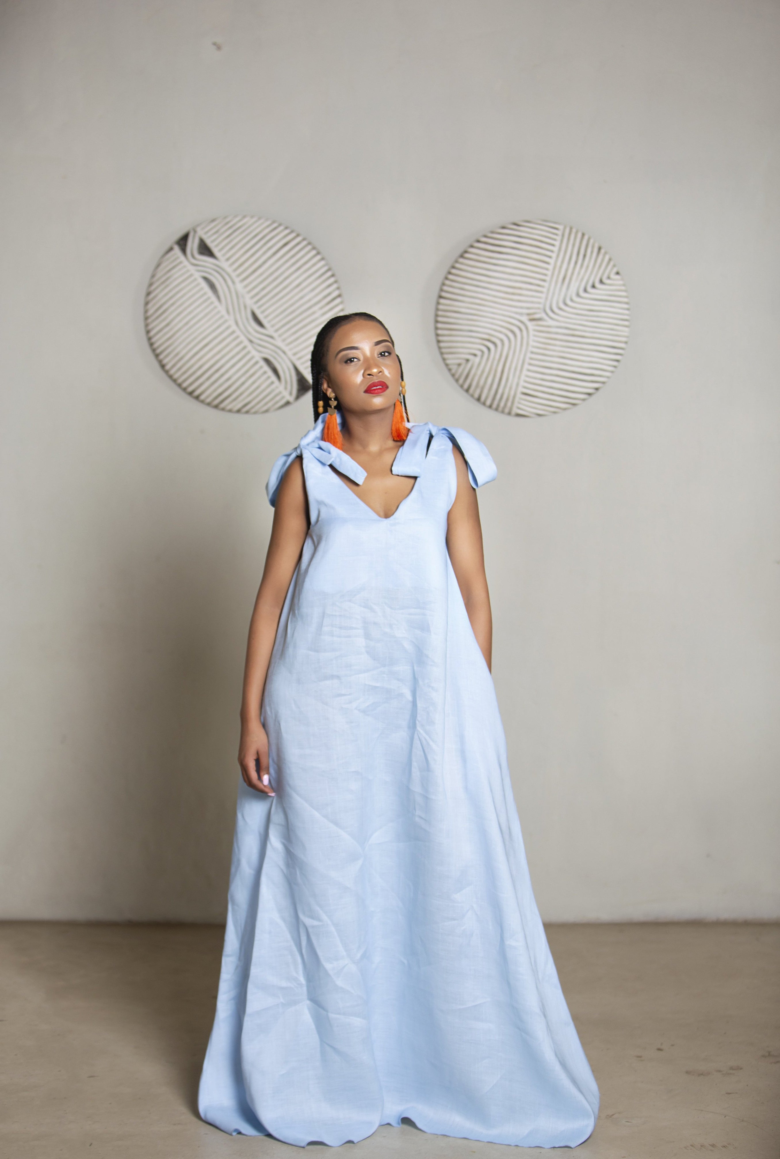 Nikita Linen Baby Blue (Pure Linen)